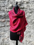 Stola Cashmere & Silk - Maculato - Rosso